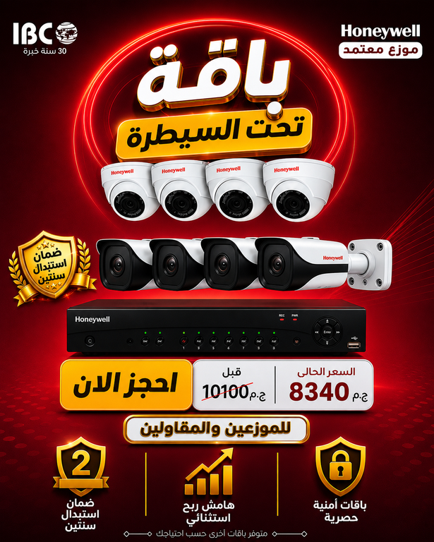 8 Honeywell Cameras Bundle For Distributors